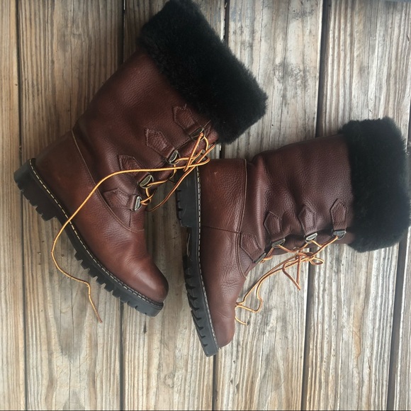 - NEW Unique Brown sorel fur boots - Picture 2 of 7